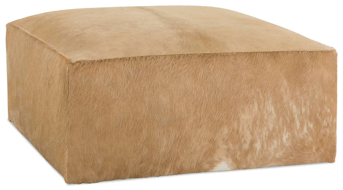 Rowe Furniture MILES-L-005 Miles Hair On Hide Ottoman Rowe Furniture MILES-L-005 Miles Hair On Hide Ottoman