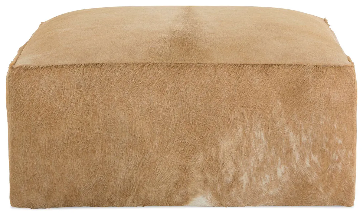 Rowe Furniture MILES-L-005 Miles Hair On Hide Ottoman Rowe Furniture MILES-L-005 Miles Hair On Hide Ottoman