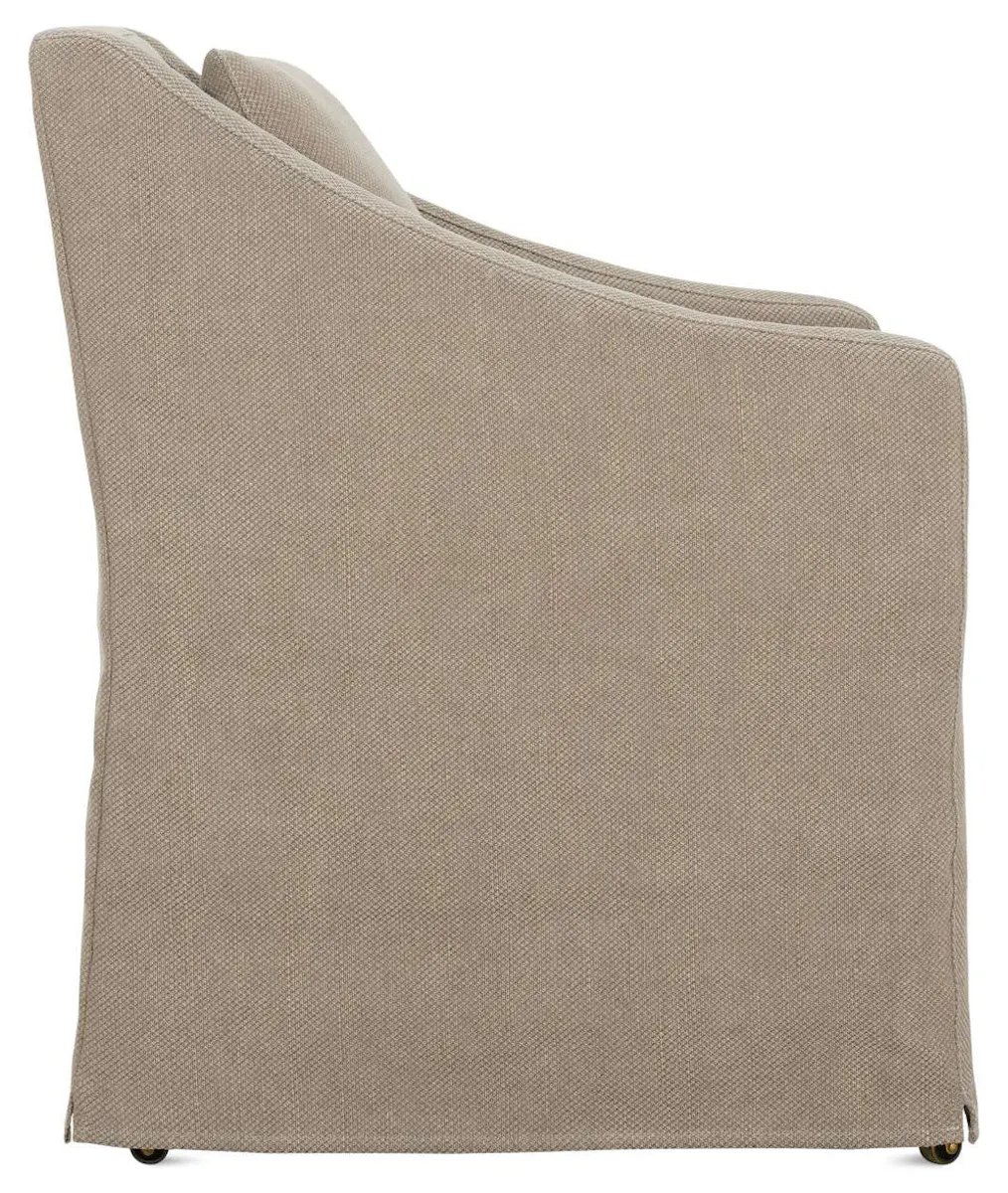 Rowe Furniture ODESSA-SLIP-502 Odessa Slip Dining Arm Chair With Casters Rowe Furniture ODESSA-SLIP-502 Odessa Slip Dining Arm Chair With Casters