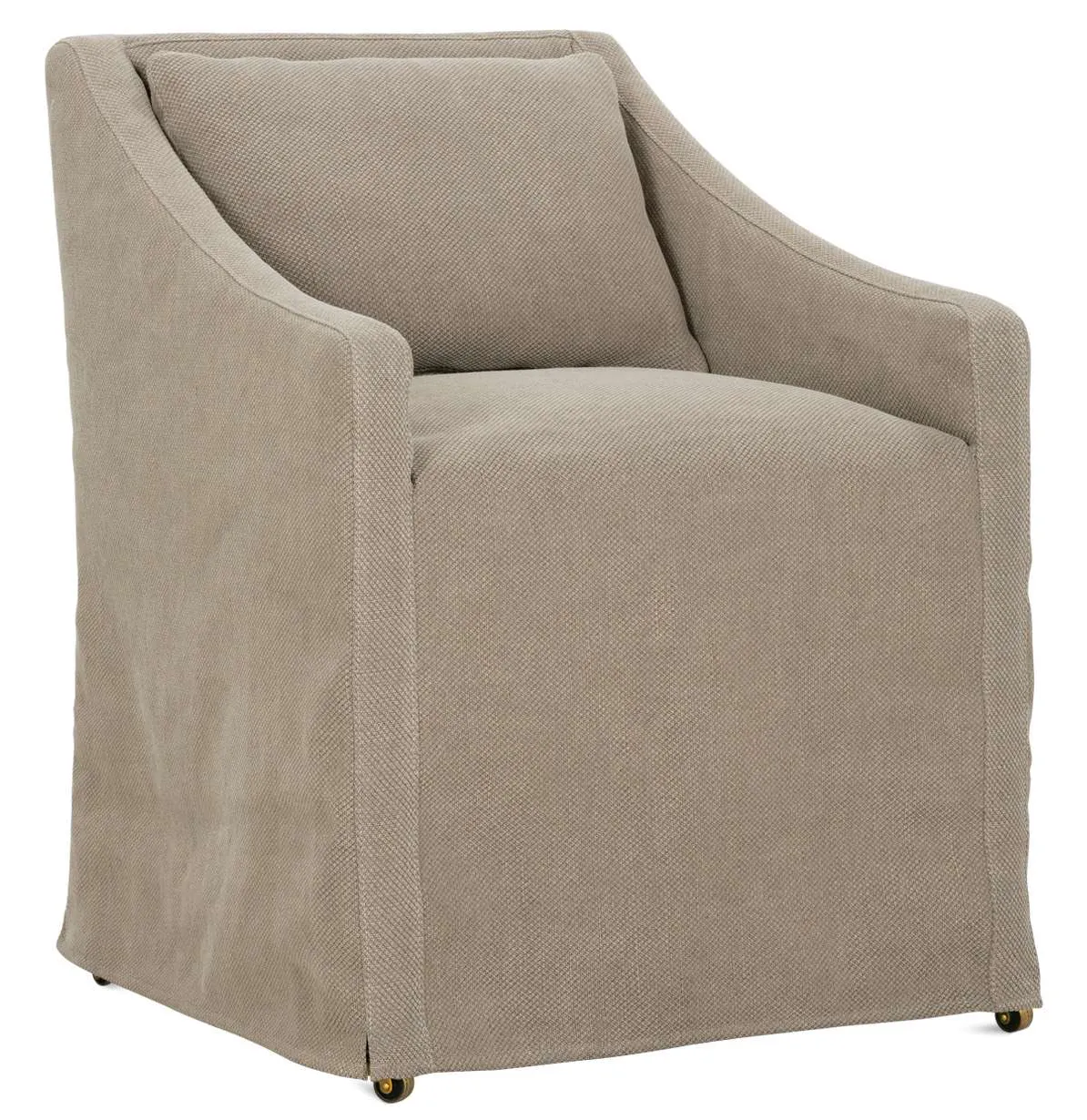 Rowe Furniture ODESSA-SLIP-502 Odessa Slip Dining Arm Chair With Casters Rowe Furniture ODESSA-SLIP-502 Odessa Slip Dining Arm Chair With Casters