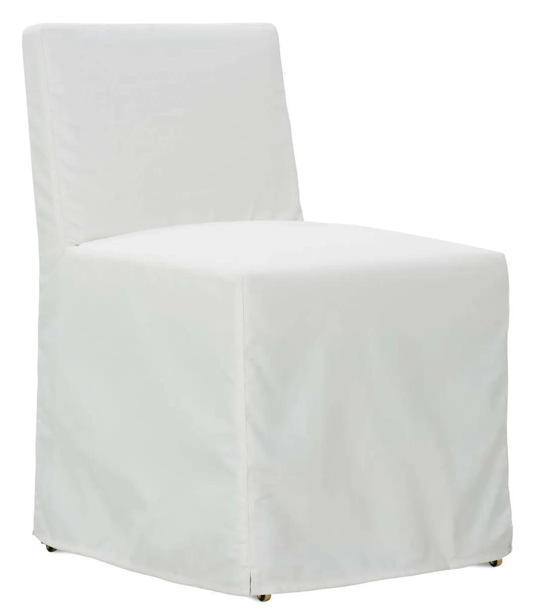 Rowe Furniture ODESSA-SLIP-506 Odessa Slip Dining Armless Chair Witth Casters Rowe Furniture ODESSA-SLIP-506 Odessa Slip Dining Armless Chair Witth Casters