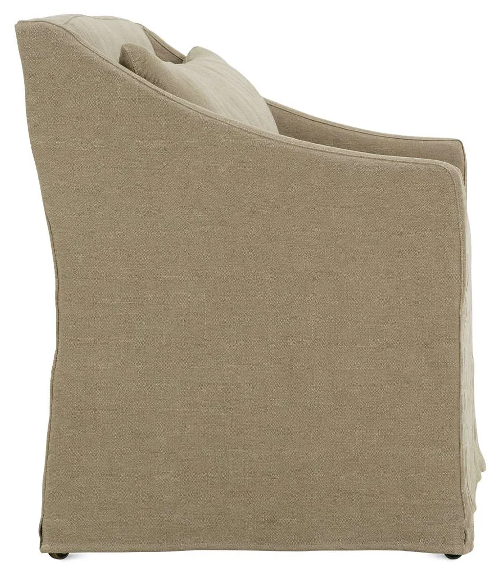 Rowe Furniture ODESSA-SLIP-520 Odessa Slip Dining Banquette With Casters Rowe Furniture ODESSA-SLIP-520 Odessa Slip Dining Banquette With Casters