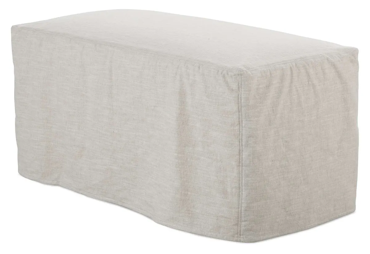 Rowe Furniture OTR-1842-SLIP-D41 Rectangle Plain Slip Ottoman 18 x 42 Rowe Furniture OTR-1842-SLIP-D41 Rectangle Plain Slip Ottoman 18 x 42