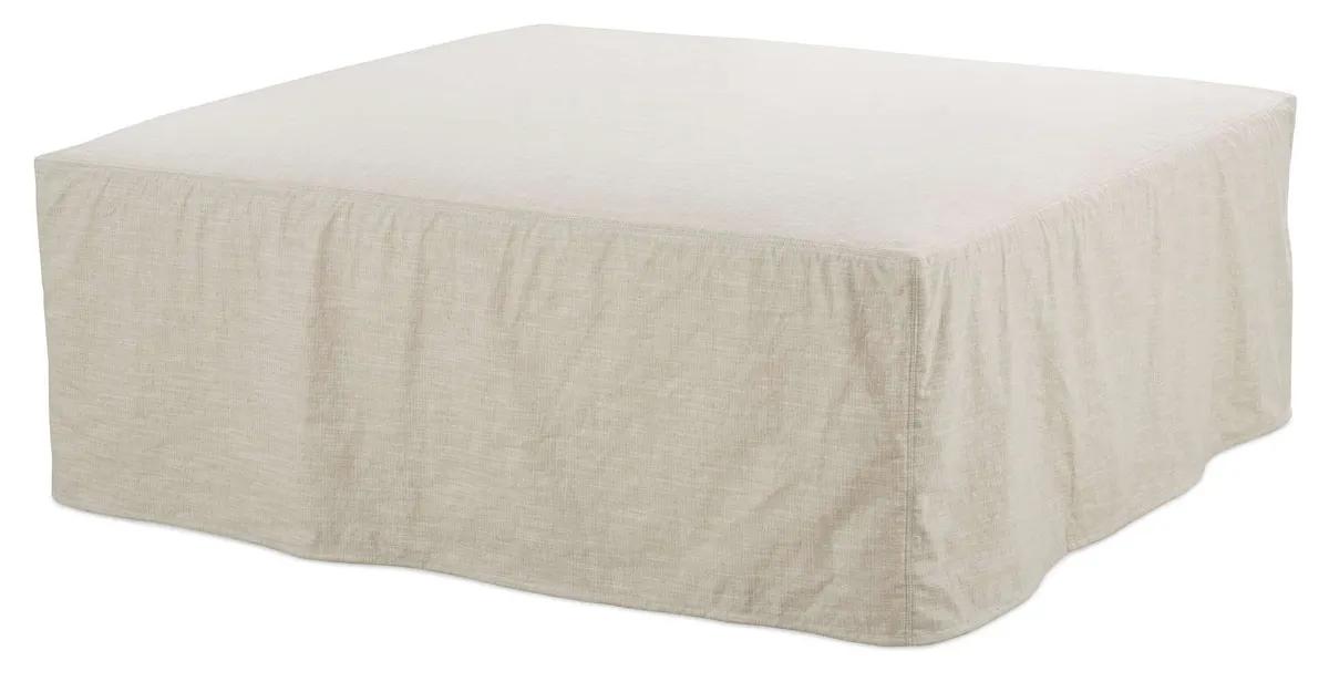 Rowe Furniture OTS-5252-SLIP-D41 Square Plain Slip Ottoman 52 x 52 Rowe Furniture OTS-5252-SLIP-D41 Square Plain Slip Ottoman 52 x 52