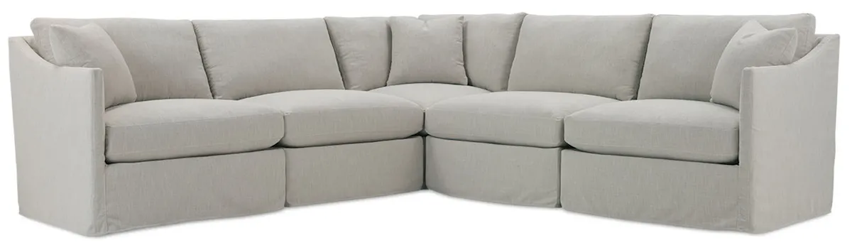 Rowe Furniture Q165-SLIP Serena Slip Sectional Rowe Furniture Q165-SLIP Serena Slip Sectional