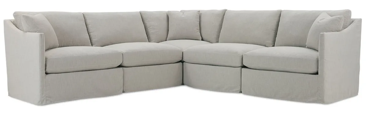 Rowe Furniture Q165-SLIP Serena Slip Sectional Rowe Furniture Q165-SLIP Serena Slip Sectional