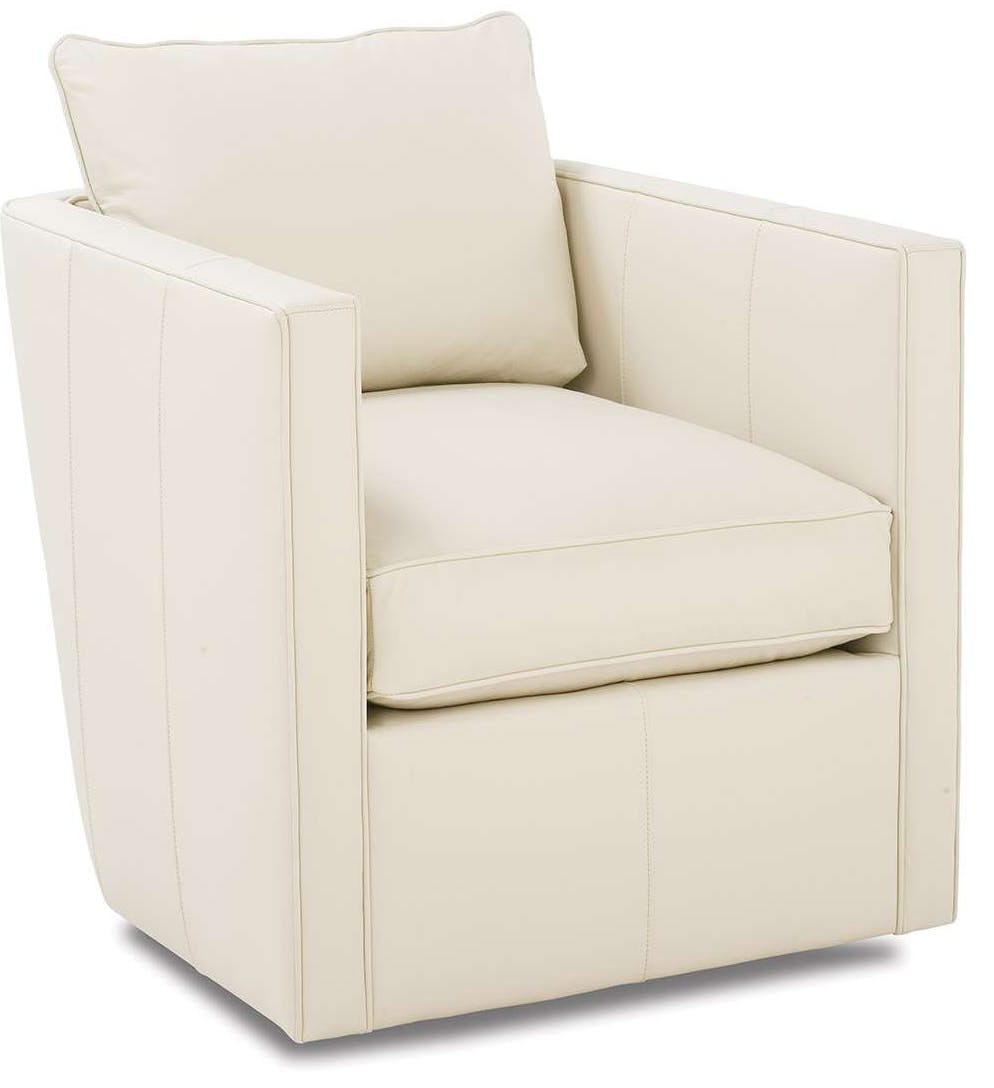 Rowe Furniture ROTHKO-L-016 Rothko Leather Swivel Chair Rowe Furniture ROTHKO-L-016 Rothko Leather Swivel Chair