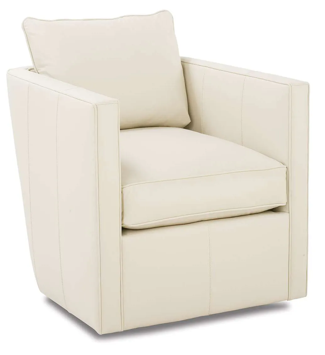 Rowe Furniture ROTHKO-L-016 Rothko Leather Swivel Chair Rowe Furniture ROTHKO-L-016 Rothko Leather Swivel Chair