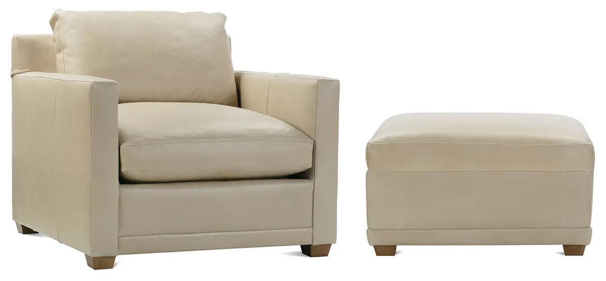 Rowe Furniture SYLVIE-L-006 Sylvie Chair: Bespoke Leather Program Rowe Furniture SYLVIE-L-006 Sylvie Chair: Bespoke Leather Program