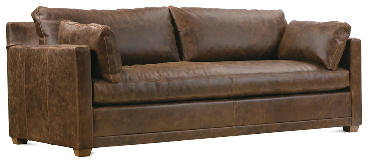 Rowe Furniture SYLVIE-L-022 Sylvie Sofa: Bespoke Leather Program Rowe Furniture SYLVIE-L-022 Sylvie Sofa: Bespoke Leather Program
