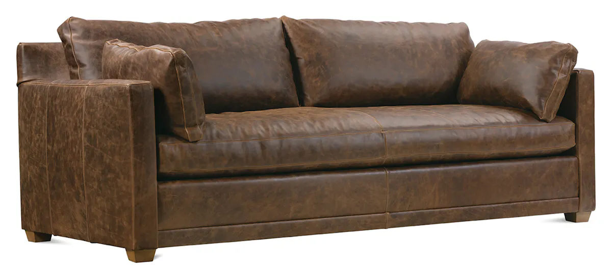 Rowe Furniture SYLVIE-L-022 Sylvie Sofa: Bespoke Leather Program Rowe Furniture SYLVIE-L-022 Sylvie Sofa: Bespoke Leather Program