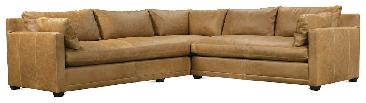 Rowe Furniture SYLVIE-L-245, SYLVIE-L-248 Sylvie Sectional: Bespoke Leather Program Rowe Furniture SYLVIE-L-245, SYLVIE-L-248 Sylvie Sectional: Bespoke Leather Program