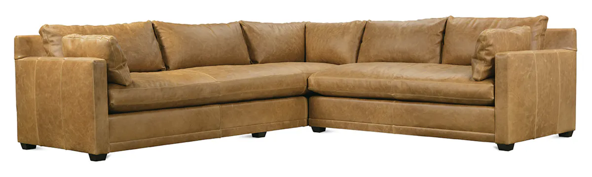 Rowe Furniture SYLVIE-L-245, SYLVIE-L-248 Sylvie Sectional: Bespoke Leather Program Rowe Furniture SYLVIE-L-245, SYLVIE-L-248 Sylvie Sectional: Bespoke Leather Program