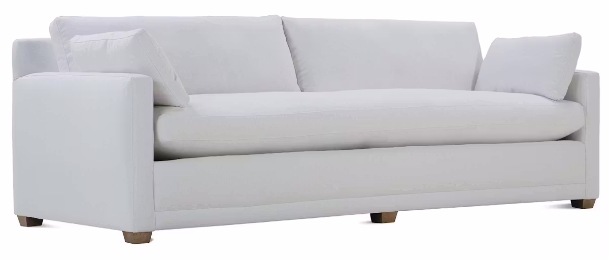 Rowe Furniture SYLVIE-140 Sylvie 100 Inch Bench Cushion Extra Long Sofa Rowe Furniture SYLVIE-140 Sylvie 100 Inch Bench Cushion Extra Long Sofa