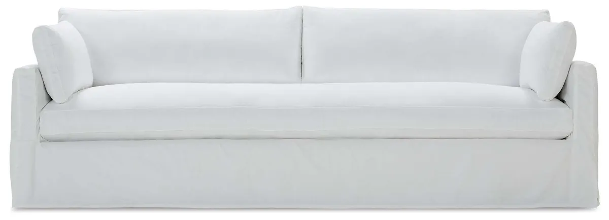 Rowe Furniture SYLVIE-SLIP-140 Sylvie Slip 100 Inch Extra Long Bench Cushion Sofa Rowe Furniture SYLVIE-SLIP-140 Sylvie Slip 100 Inch Extra Long Bench Cushion Sofa