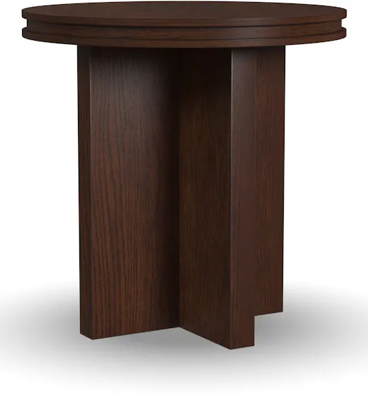 Flexsteel Furniture W1026-02 Waterfall Round End Table Flexsteel Furniture W1026-02 Waterfall Round End Table