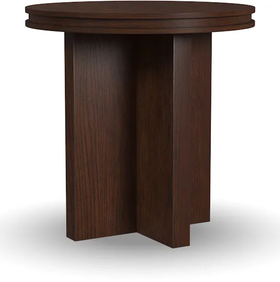 Flexsteel Furniture W1026-02 Waterfall Round End Table Flexsteel Furniture W1026-02 Waterfall Round End Table