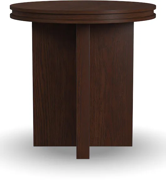 Flexsteel Furniture W1026-02 Waterfall Round End Table Flexsteel Furniture W1026-02 Waterfall Round End Table