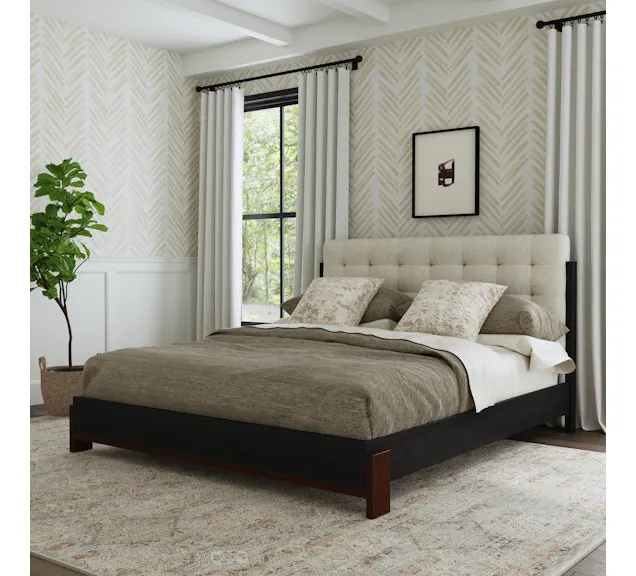 Flexsteel Furniture W1027-90Q Waterfall Queen Upholstered Bed Flexsteel Furniture W1027-90Q Waterfall Queen Upholstered Bed