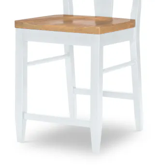 Legacy Classic 1564-945 Franklin Wishbone Back Counter Height Chair White Legacy Classic 1564-945 Franklin Wishbone Back Counter Height Chair White