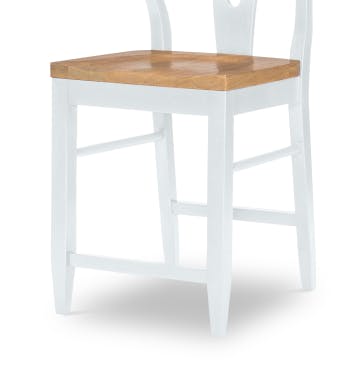 Legacy Classic 1564-945 Franklin Wishbone Back Counter Height Chair White Legacy Classic 1564-945 Franklin Wishbone Back Counter Height Chair White