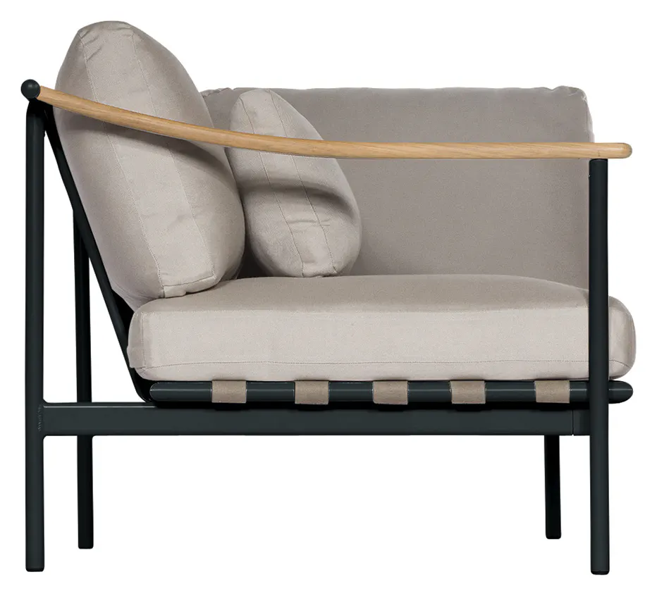 Barlow Tyrie 1AROMD1TA.02 Around Deep Seating Single Teak Left Arm / Aluminium Right Arm Barlow Tyrie 1AROMD1TA.02 Around Deep Seating Single Teak Left Arm / Aluminium Right Arm