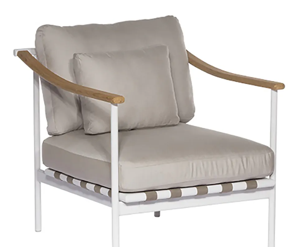 Barlow Tyrie 1AROMD1TT.02 Around Deep Seating Single Teak Arms Barlow Tyrie 1AROMD1TT.02 Around Deep Seating Single Teak Arms