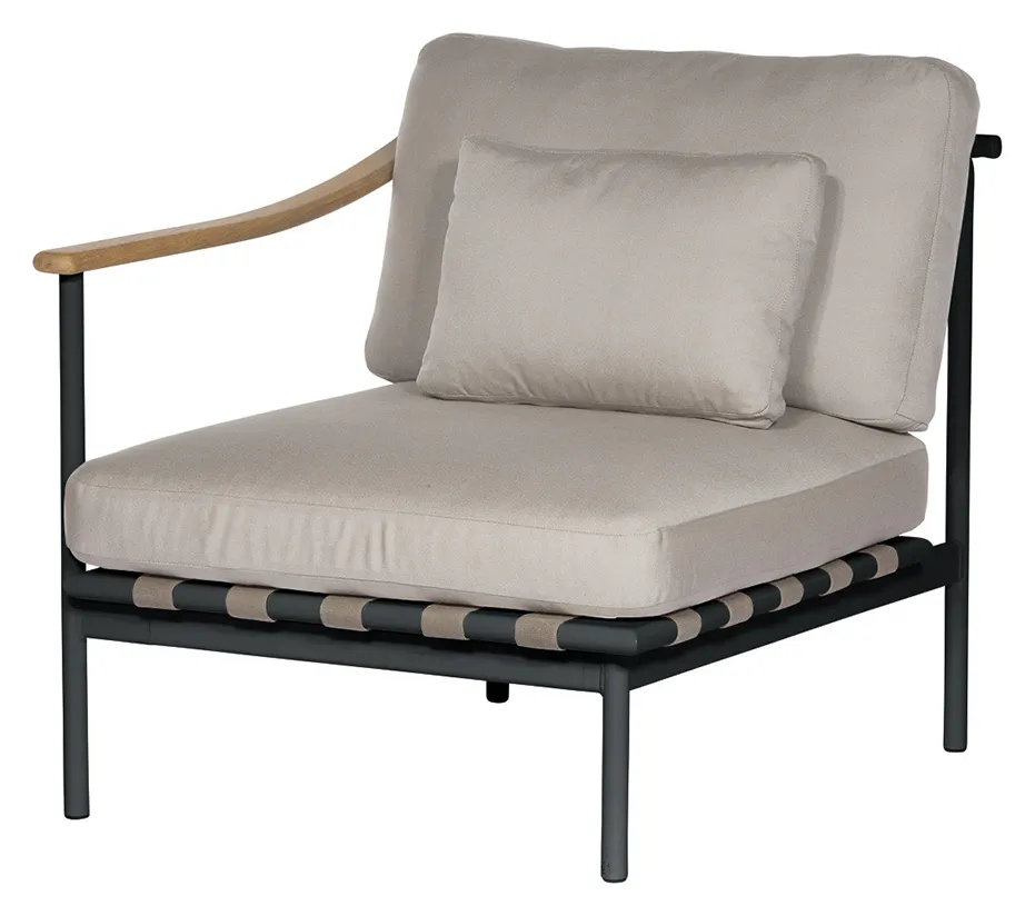 Barlow Tyrie 1AROMD1TZ.02 Around Deep Seating Single Teak Left Arm Barlow Tyrie 1AROMD1TZ.02 Around Deep Seating Single Teak Left Arm