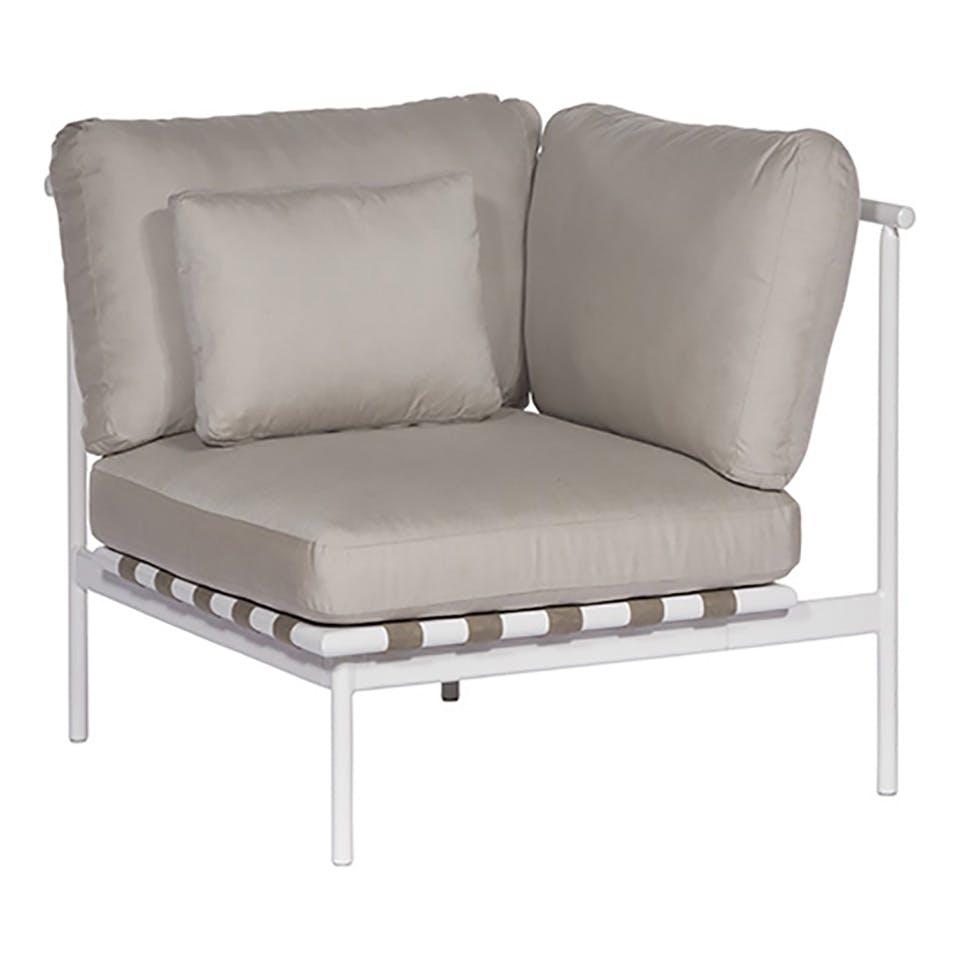 Barlow Tyrie 1AROMD1ZA.02 Around Deep Seating Single Aluminium Right Arm