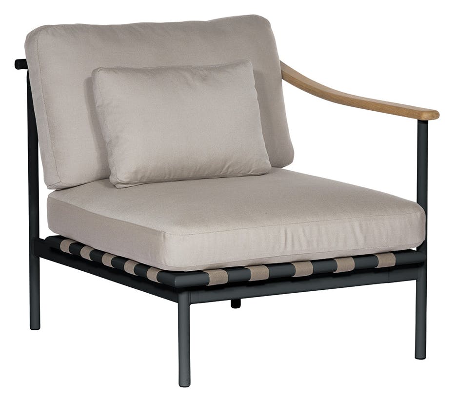 Barlow Tyrie 1AROMD1ZT.02 Around Deep Seating Single Teak Right Arm Barlow Tyrie 1AROMD1ZT.02 Around Deep Seating Single Teak Right Arm