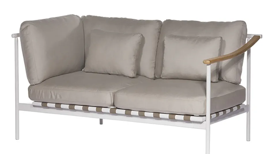 Barlow Tyrie 1AROMD2AT.02 Around Deep Seating Double Aluminium Left Arm Teak Right Arm Barlow Tyrie 1AROMD2AT.02 Around Deep Seating Double Aluminium Left Arm Teak Right Arm