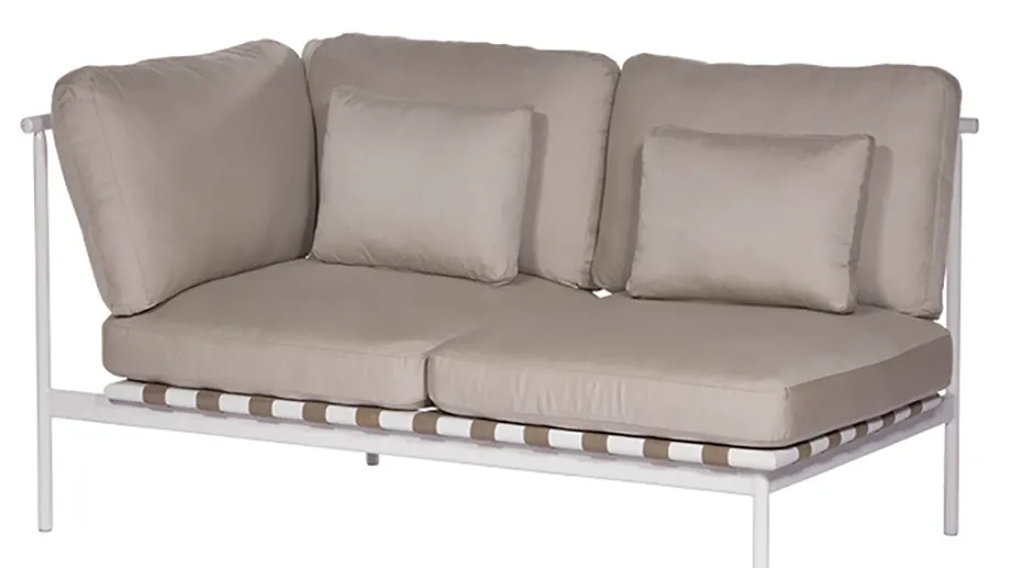 Barlow Tyrie 1AROMD2AZ.02 Around Deep Seating Double Aluminium Left Arm Barlow Tyrie 1AROMD2AZ.02 Around Deep Seating Double Aluminium Left Arm