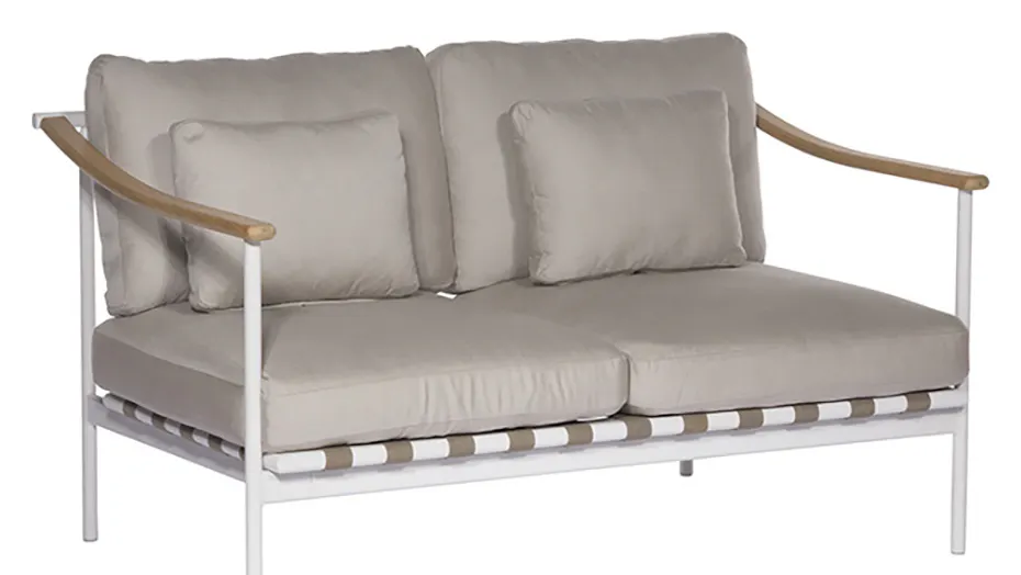 Barlow Tyrie 1AROMD2TT.02 Around Deep Seating Double Teak Arms Barlow Tyrie 1AROMD2TT.02 Around Deep Seating Double Teak Arms