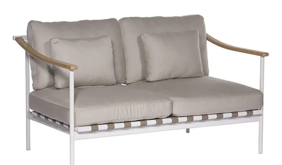 Barlow Tyrie 1AROMD2TT.02 Around Deep Seating Double Teak Arms Barlow Tyrie 1AROMD2TT.02 Around Deep Seating Double Teak Arms