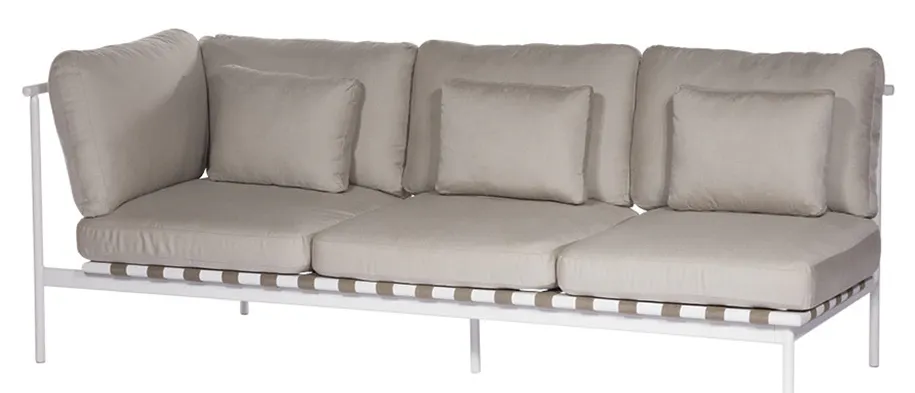 Barlow Tyrie 1AROMD3AZ.02 Around Deep Seating Triple Aluminium Left Arm Barlow Tyrie 1AROMD3AZ.02 Around Deep Seating Triple Aluminium Left Arm