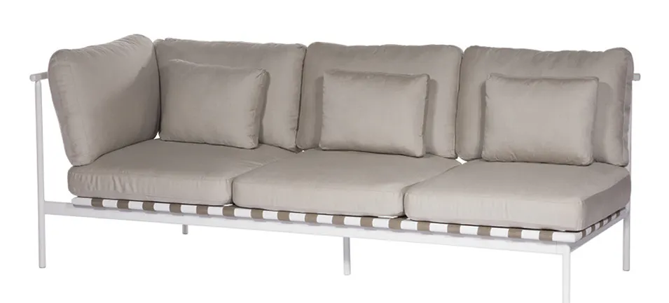Barlow Tyrie 1AROMD3AZ.02 Around Deep Seating Triple Aluminium Left Arm Barlow Tyrie 1AROMD3AZ.02 Around Deep Seating Triple Aluminium Left Arm