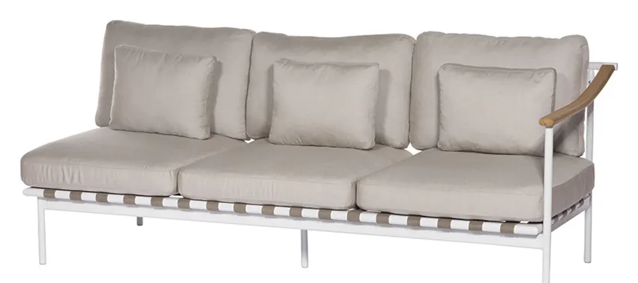 Barlow Tyrie 1AROMD3ZT.02 Around Deep Seating Triple Teak Right Arm Barlow Tyrie 1AROMD3ZT.02 Around Deep Seating Triple Teak Right Arm