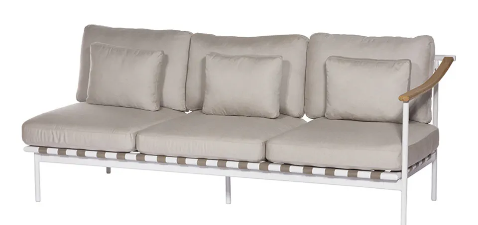 Barlow Tyrie 1AROMD3ZT.02 Around Deep Seating Triple Teak Right Arm Barlow Tyrie 1AROMD3ZT.02 Around Deep Seating Triple Teak Right Arm
