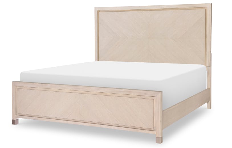 Legacy Classic 2100-4107K Bliss Lighted Panel Bed Cal King –