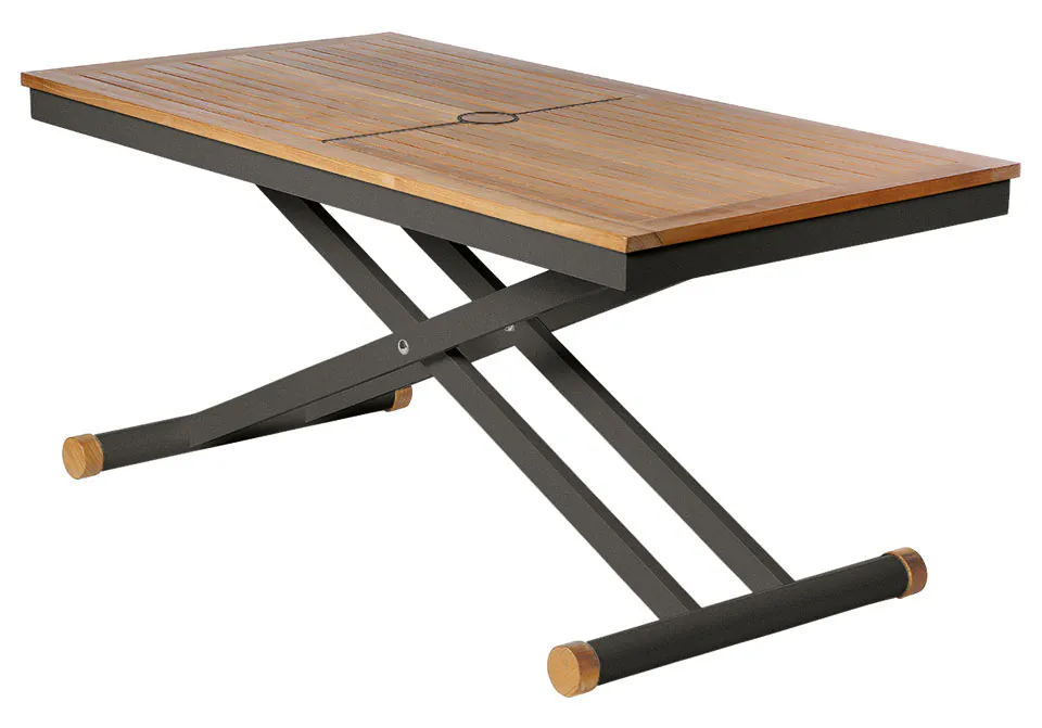 Barlow Tyrie 2AULA14.01 Aura Adjustable Height Table 140 Barlow Tyrie 2AULA14.01 Aura Adjustable Height Table 140