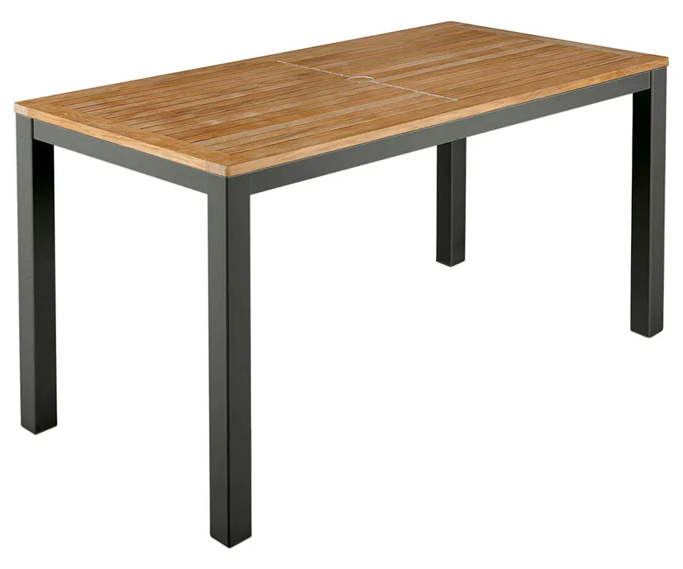 Barlow Tyrie 2AUN14.01 Aura Narrow Table 140 Barlow Tyrie 2AUN14.01 Aura Narrow Table 140