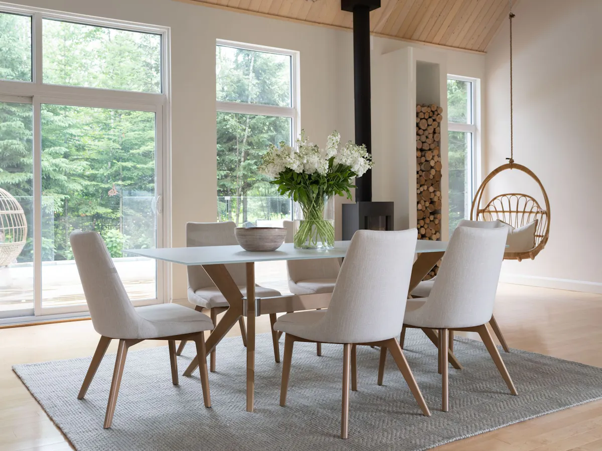 Canadel Casual Dining GRE04072CL05MDPNF Rectangular Glass Table Canadel Casual Dining GRE04072CL05MDPNF Rectangular Glass Table