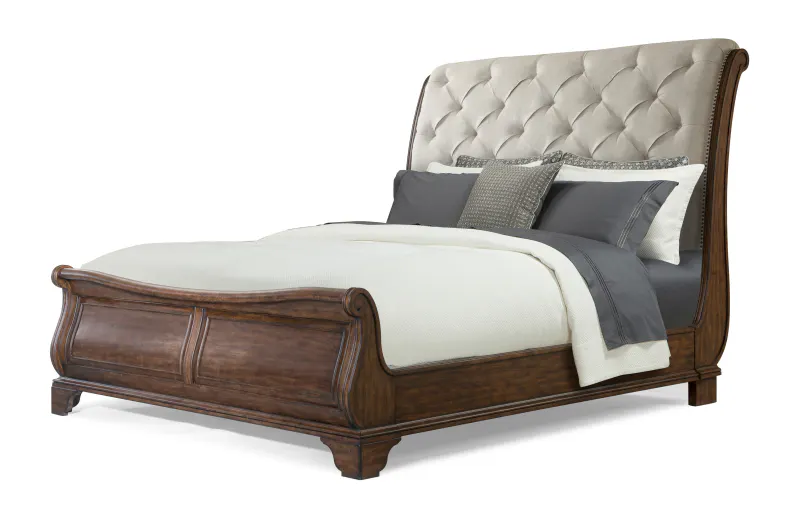 Legacy Classic TY920-260K TY Home Dottie Upholstered Sleigh Bed CA King Legacy Classic TY920-260K TY Home Dottie Upholstered Sleigh Bed CA King