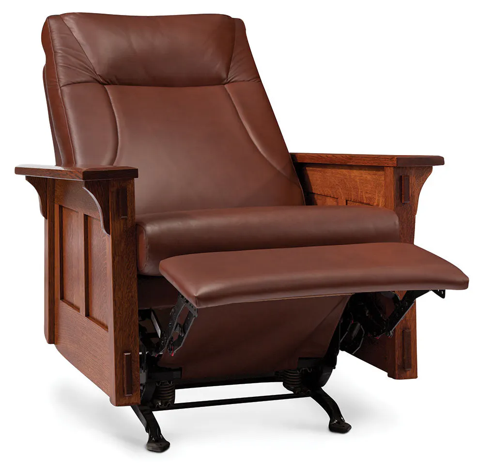 Simply Amish AJMCRR-L McCoy Rocker/ Recilner w/ Leather Cushions Simply Amish AJMCRR-L McCoy Rocker/ Recilner w/ Leather Cushions
