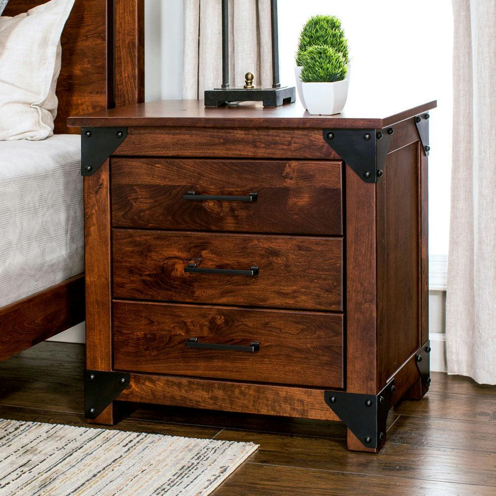 Simply Amish SNKOD-02C4 Kodiak Nightstand with Drawers, Extra Wide Simply Amish SNKOD-02C4 Kodiak Nightstand with Drawers, Extra Wide
