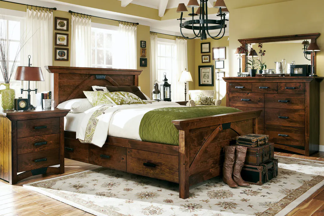 Simply Amish SSTRB-08G3 B&O Railroad Trestle Bridge 7-Drawer Dresser Simply Amish SSTRB-08G3 B&O Railroad Trestle Bridge 7-Drawer Dresser