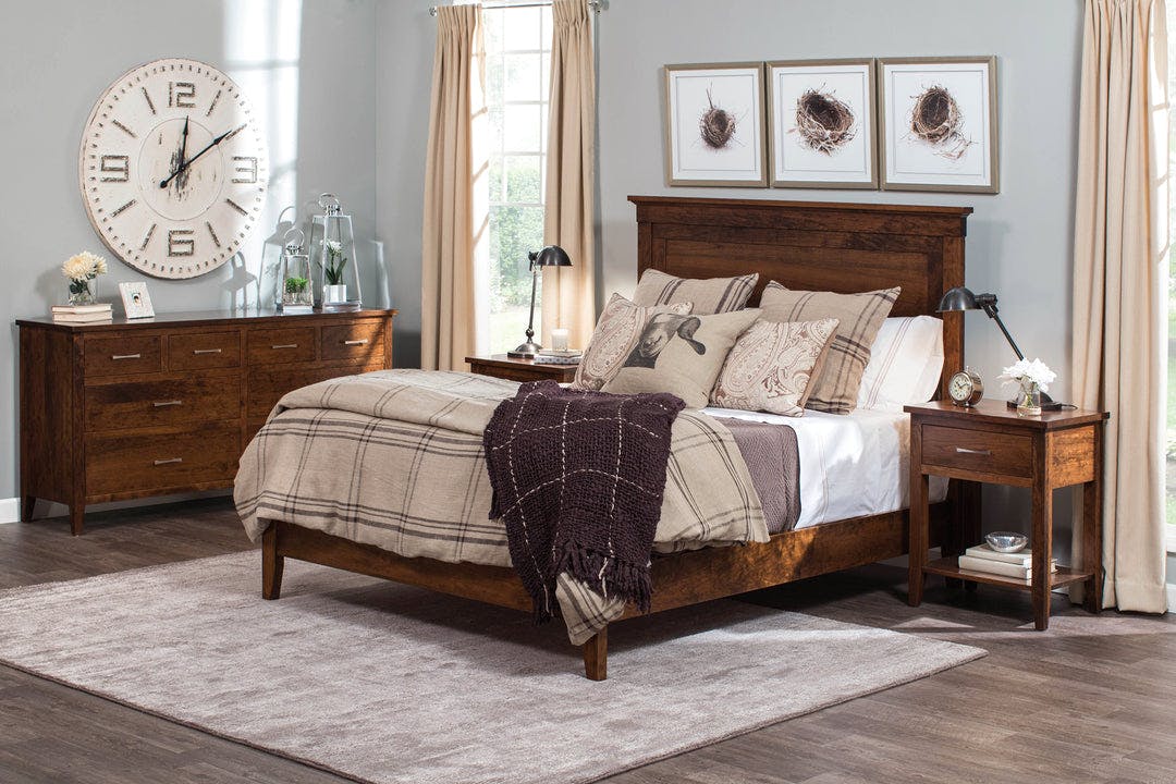 Simply Amish SSCRA-08G3 Crawford 7-Drawer Dresser, 72"w Simply Amish SSCRA-08G3 Crawford 7-Drawer Dresser, 72"w