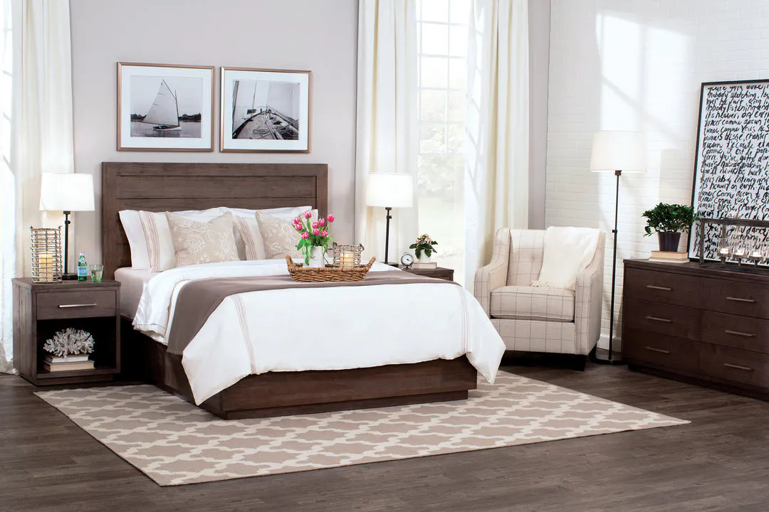 Simply Amish SBIRN-23B1 Ironwood Planket CA King Bed Simply Amish SBIRN-23B1 Ironwood Planket CA King Bed