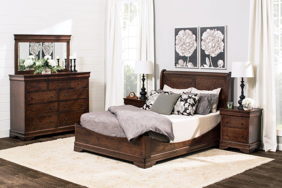 Simply Amish MELPLBM Louis Philippe Bureau Mirror, 64" Simply Amish MELPLBM Louis Philippe Bureau Mirror, 64"