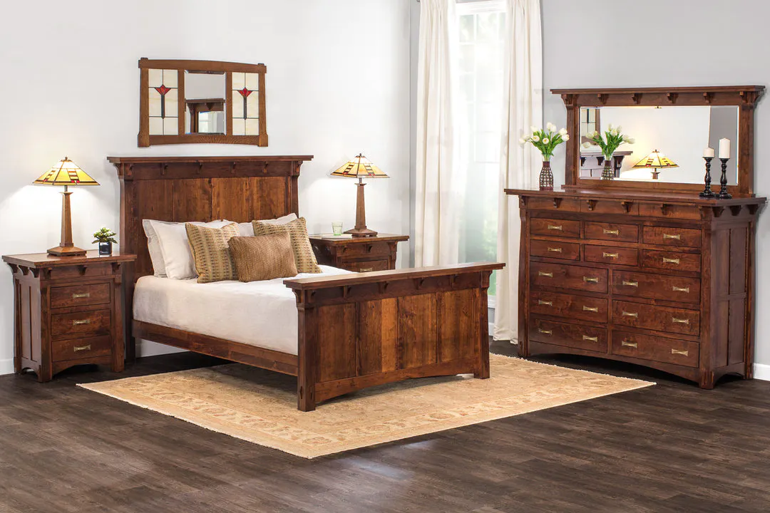 Simply Amish NWM19DBC MaRyan Deluxe 3-Drawer Nightstand Simply Amish NWM19DBC MaRyan Deluxe 3-Drawer Nightstand
